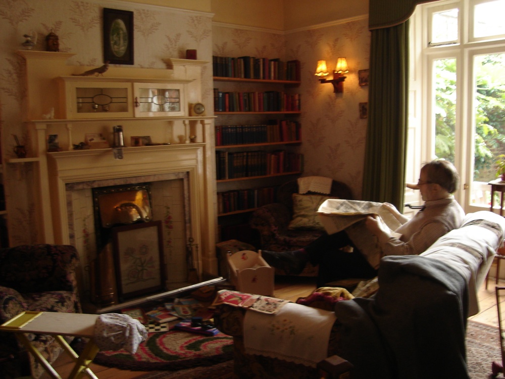 Photograph of Inside the Wight Home.
Heriott Museum
