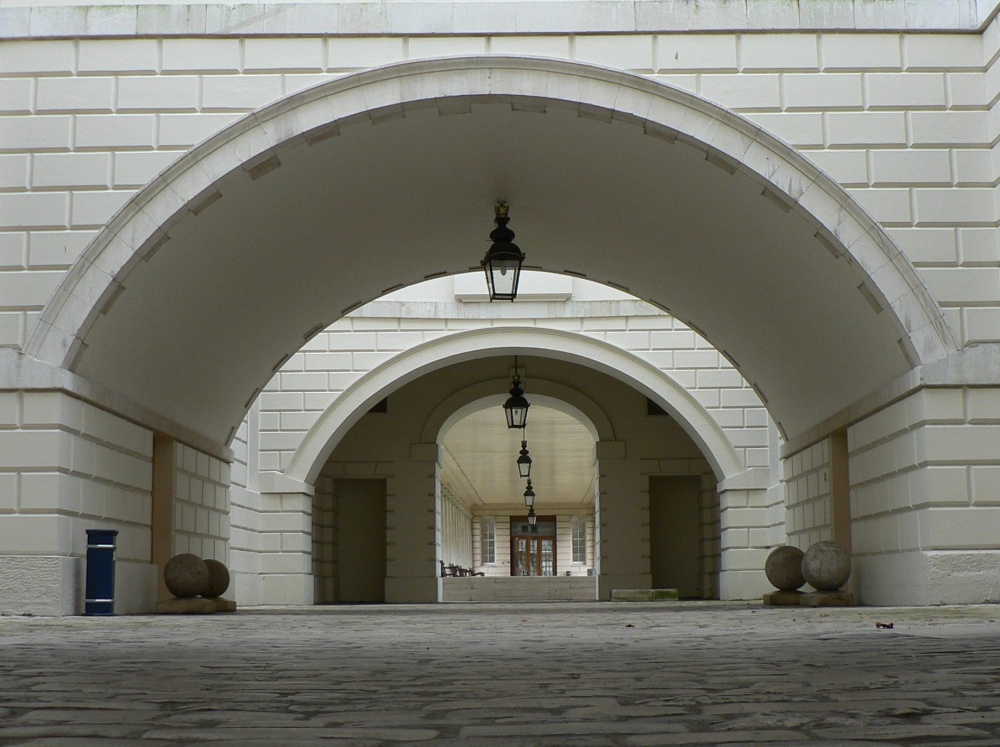 The road through The Queen's House, Greenwich