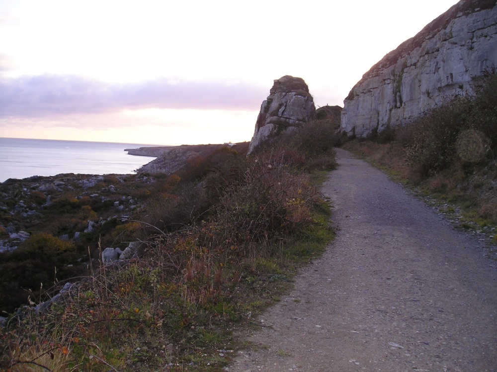 Coast Path by the Young Offenders Institution, Portland