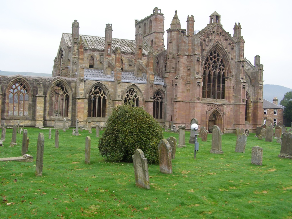 Photograph of Melrose Abbey - Melrose, Scotland