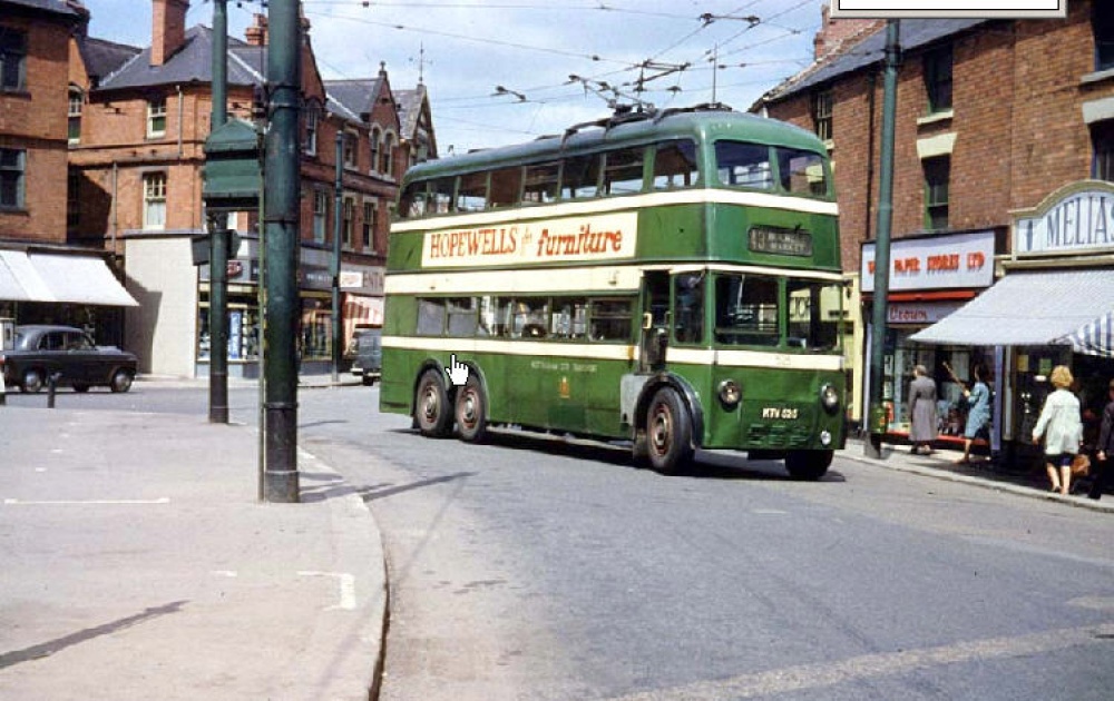 Photograph of View of Main Street, Bulwell, Nottingham (circa 1966)