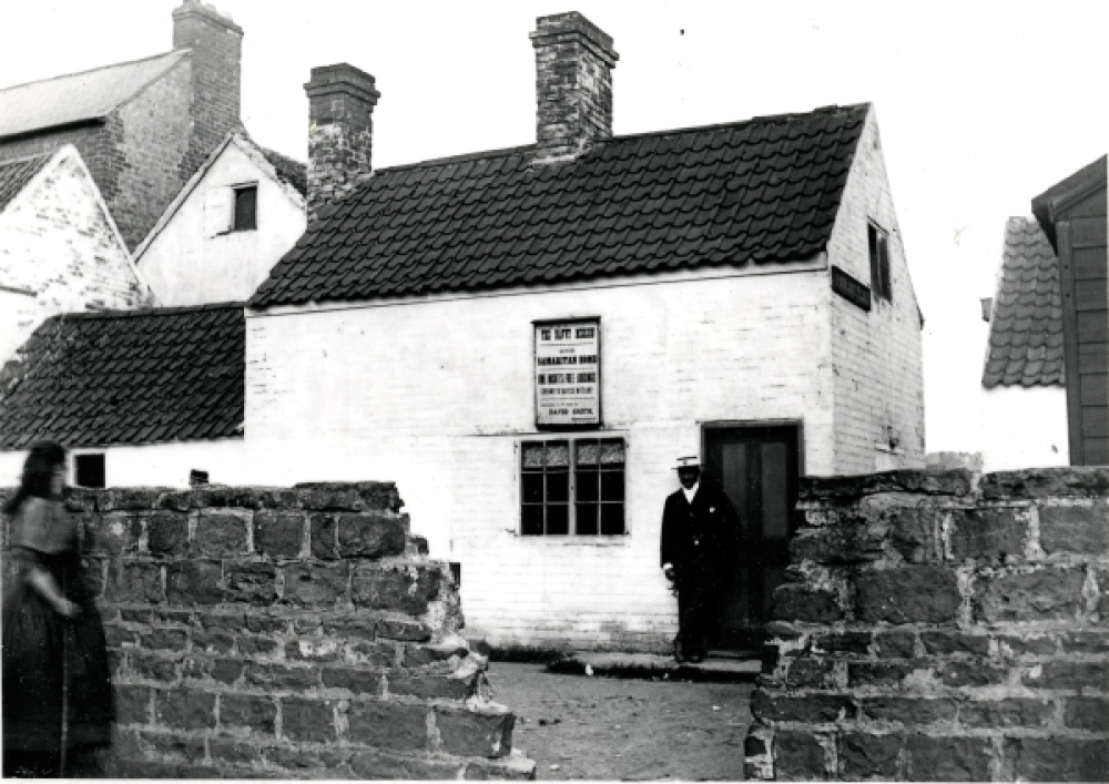 View looking at the Navvy Mission Cottage, Bulwell, Nottingham (circa 1850's)