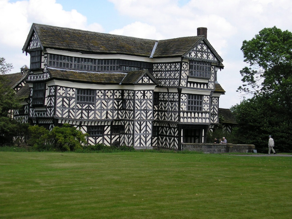 Little Moreton Hall, National Trust property, Congleton, Cheshire.