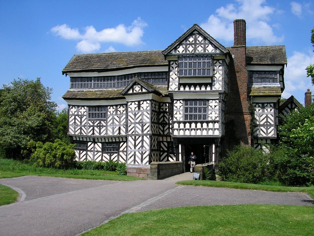 Little Moreton Hall, National Trust property, Congleton, Cheshire.