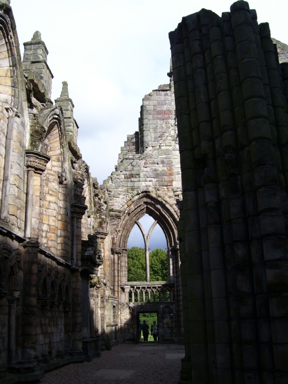 Holyrood Abbey, Edinburgh, Midlothian, Scotland.