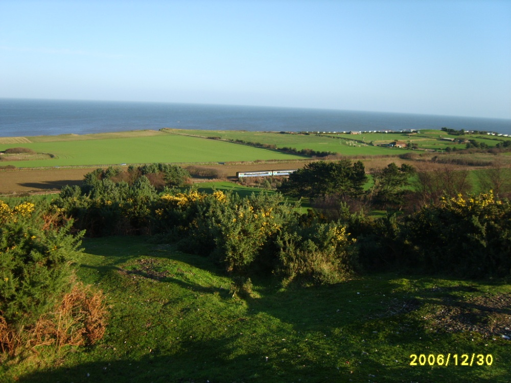 View looking North West from the top of Incleborough Hill, East Runton, Norfolk.