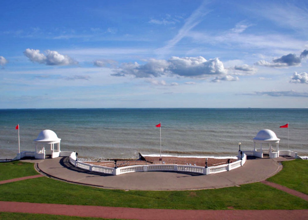A view from the DeLaWarre Pavillion, Bexhill, East Sussex.