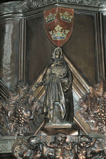 Bronze Pulpit Statue, Ripon Cathedral, Ripon, North Yorkshire.