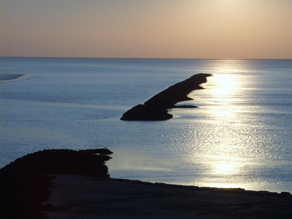Silverdale, Lancashire, Jenny Brown's Point looking out to sea, September 2006.