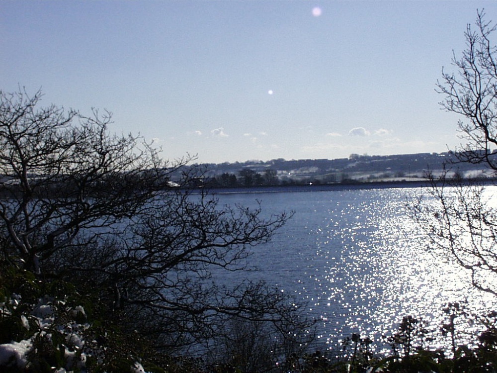 Rivington - looking across the lake -  March 2006.