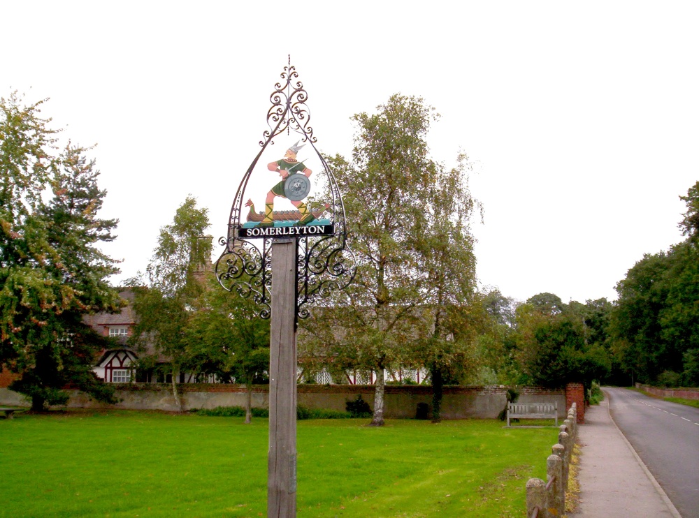 Village Green, Somerleyton, Suffolk.