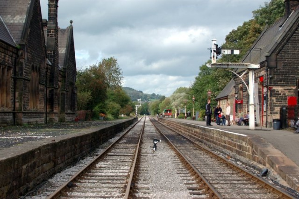 Darley Dale Station, Darley Dale, Peak Railway, Derbyshire.