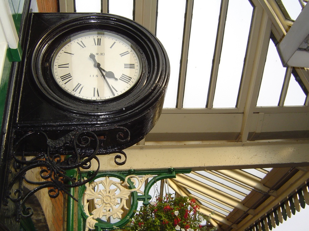 Time stands still at North Norfolk Station, Sheringham