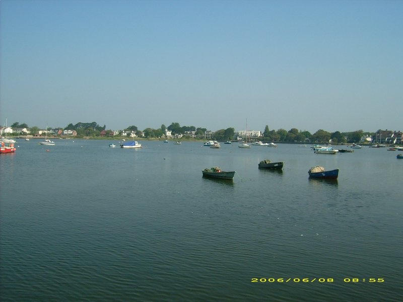 Early morning on the Quay at Mudeford in Dorset