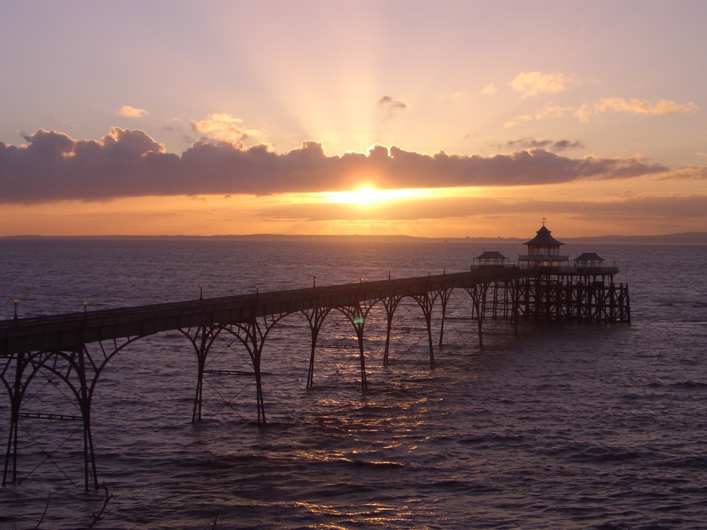 Clevedon Pier Sunset, Somerset.