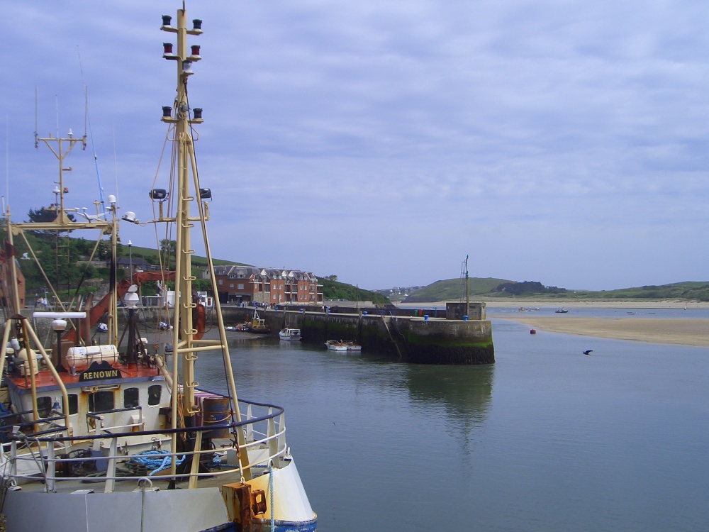 Fishing Boat in Padstow Harbour, Cornwall.