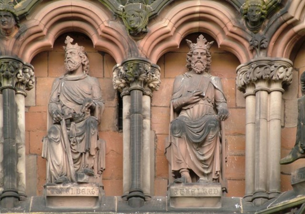 Kings Ethelbert and Ethelred, Lichfield Cathedral, Lichfield, Staffordshire
