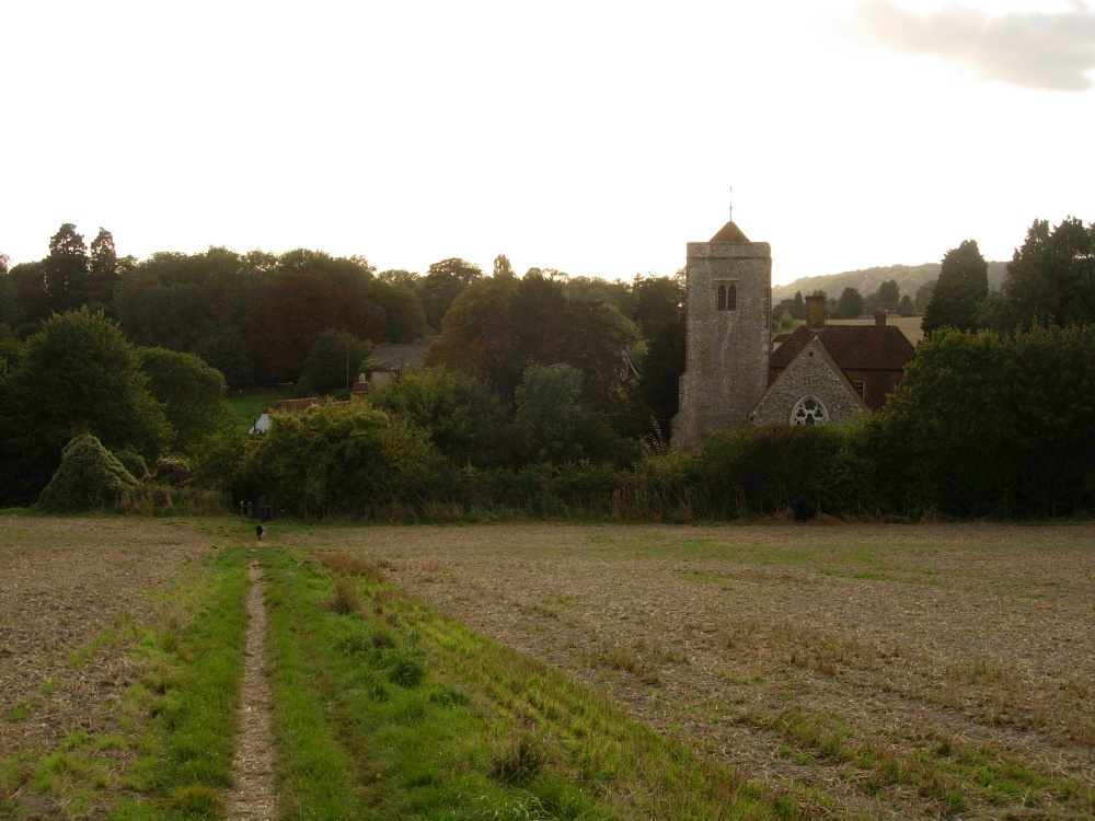 Photograph of Trottiscliffe village church, Kent