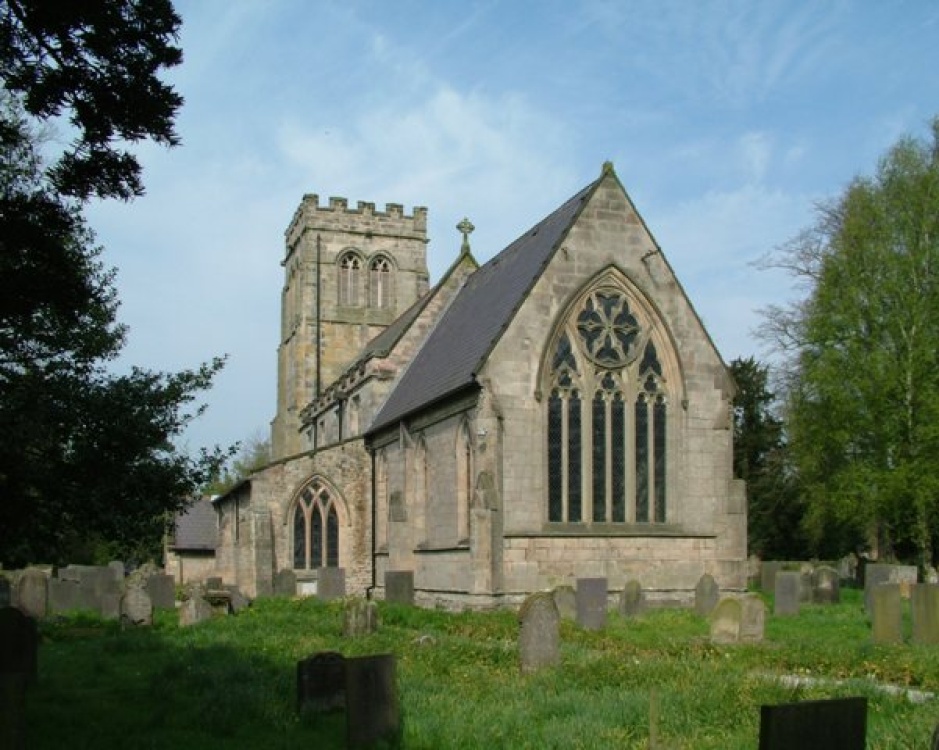 St. Chadds Church, Longford, Derbyshire.