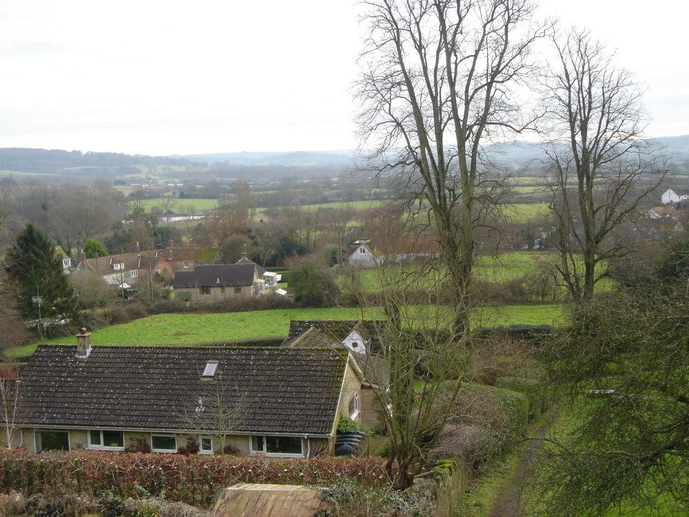 Photograph of Looking S.E. over East Knoyle, Wiltshire