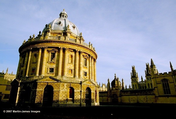 Oxford's famous Radcliffe Camera plus All Souls College seen early on January 14th 2007