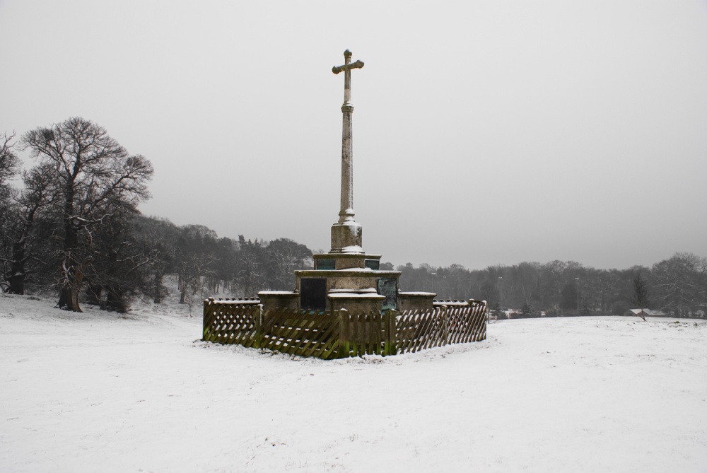 First World War Memorial in Ampthill Park, Ampthill Bedfordshire 24/01/2007