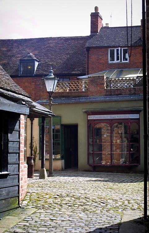 The Shambles open air museum of Victoriana. Newent, Gloucestershire