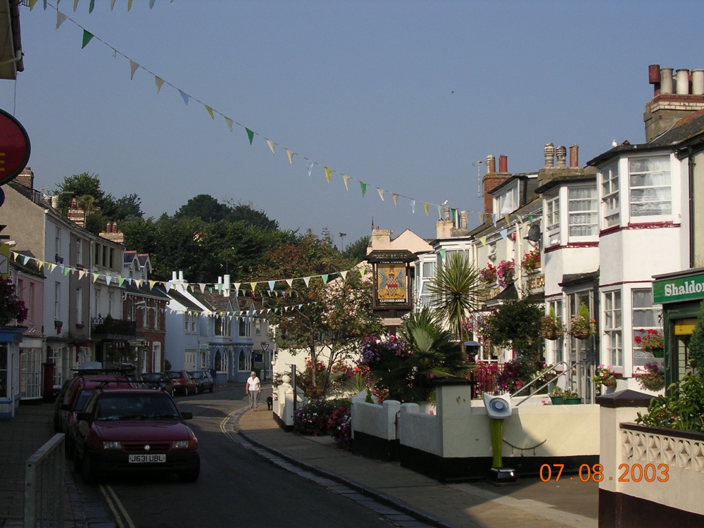 "Fore Street, Shaldon, Devon." by Clare Revitt at