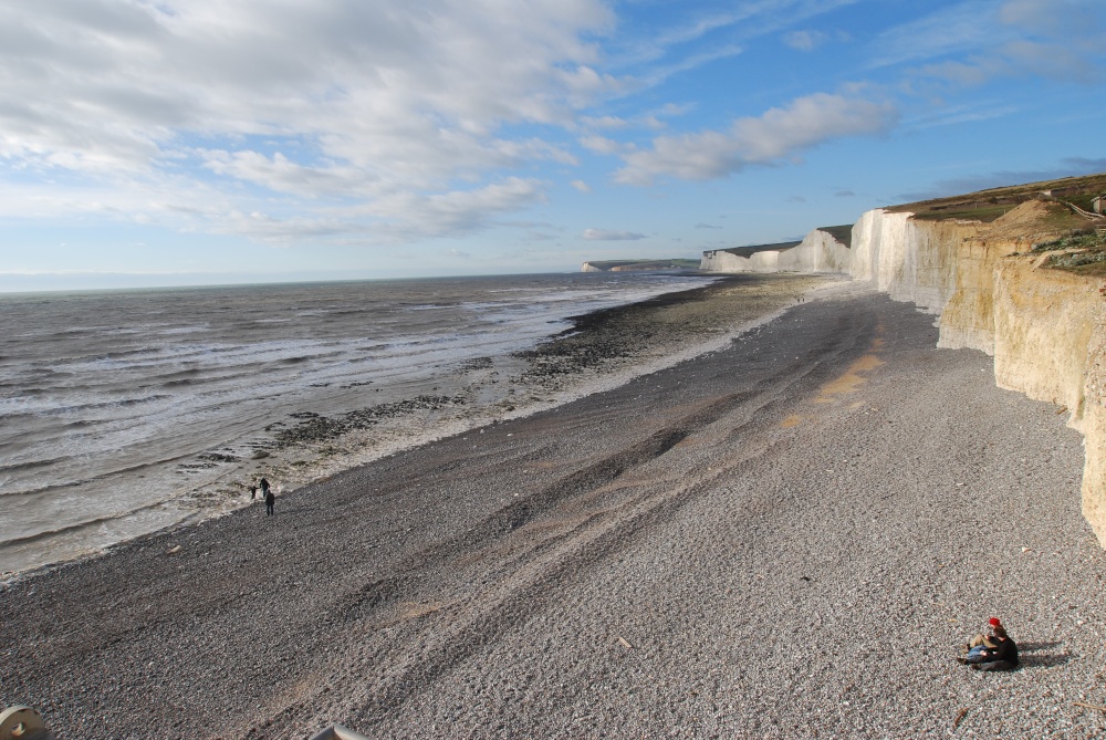 Photograph of Birling Gap and the Seven Sisters, East Sussex.