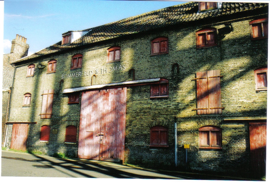 Warehouse situated on the waterfront in King's Lynn, Norfolk.