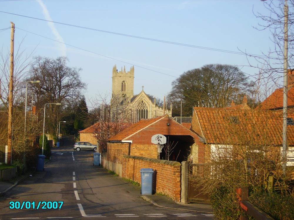 Near Retford, Nottinghamshire, Sutton cum Lound Parish Church of St Bartholomew.