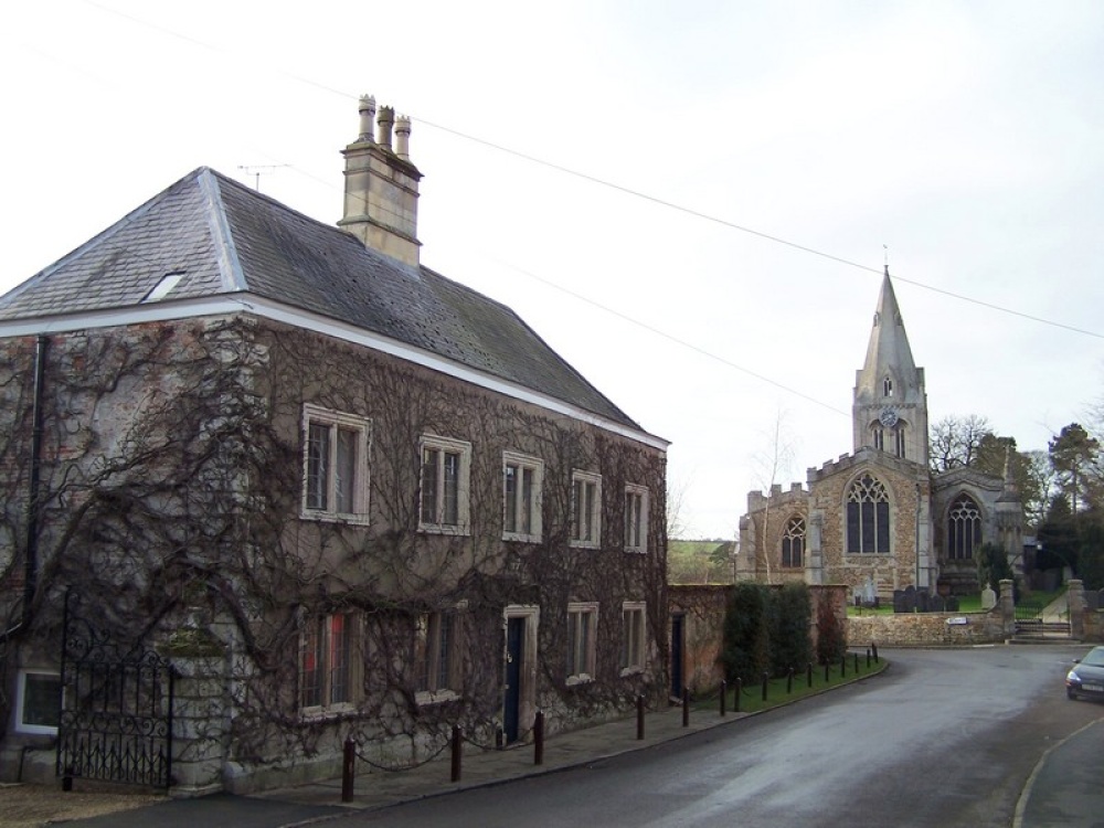 Hallaton village centre, Leicestershire.