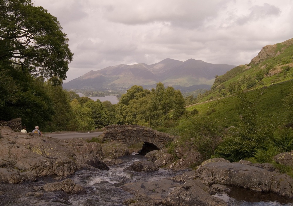 Ashness Bridge, Derwentwater, Keswick, Cumbria.