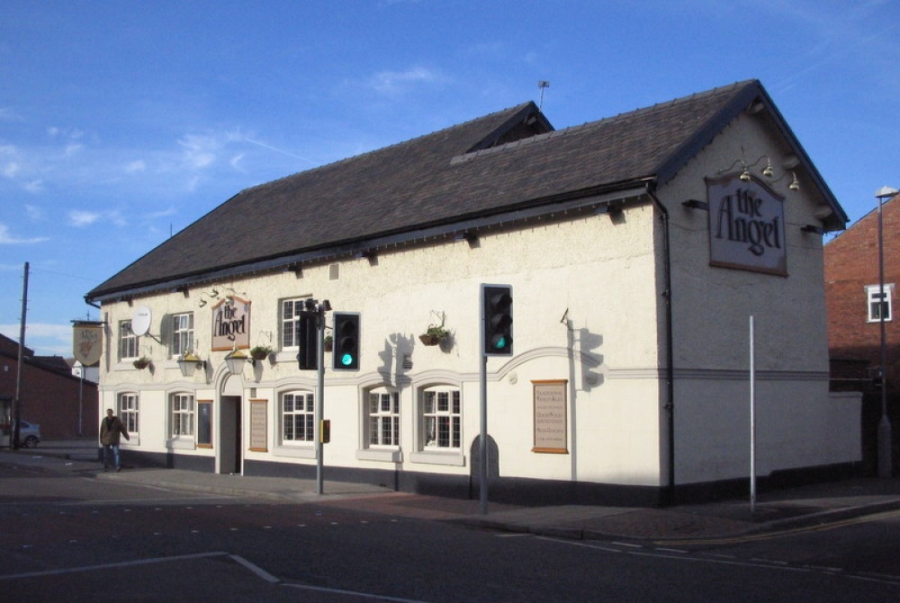 The Angel Pub in Denton, Greater Manchester.
