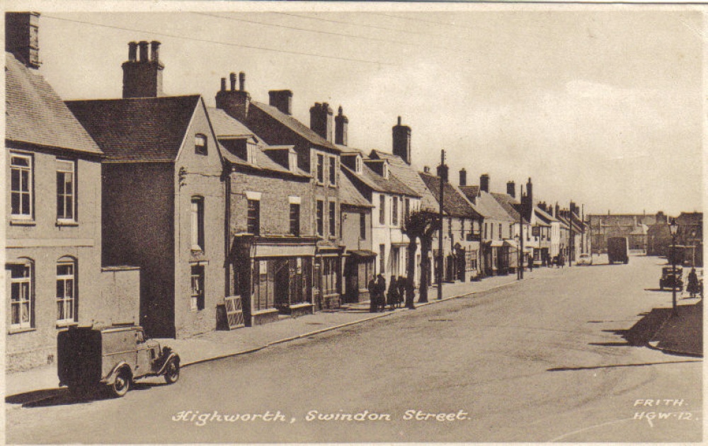 "Swindon street, Highworth, Wiltshire in the 1950's" by Janis Read