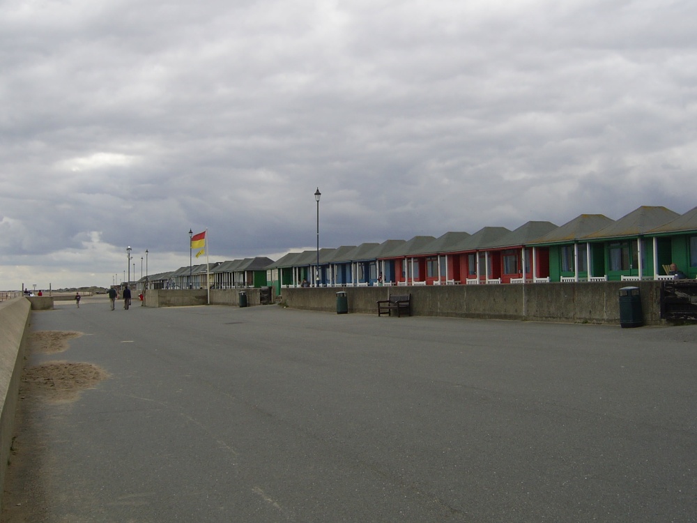 The huts at Sutton on Sea, Lincolnshire.