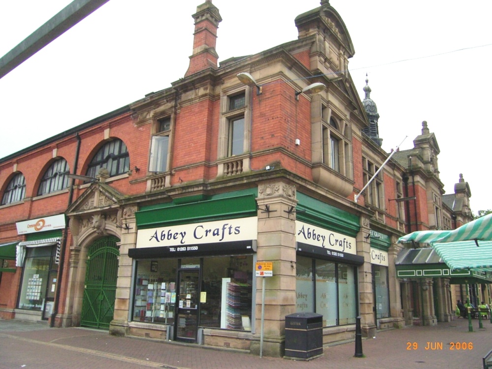 The Market Hall, Burton upon Trent, Staffordshire.