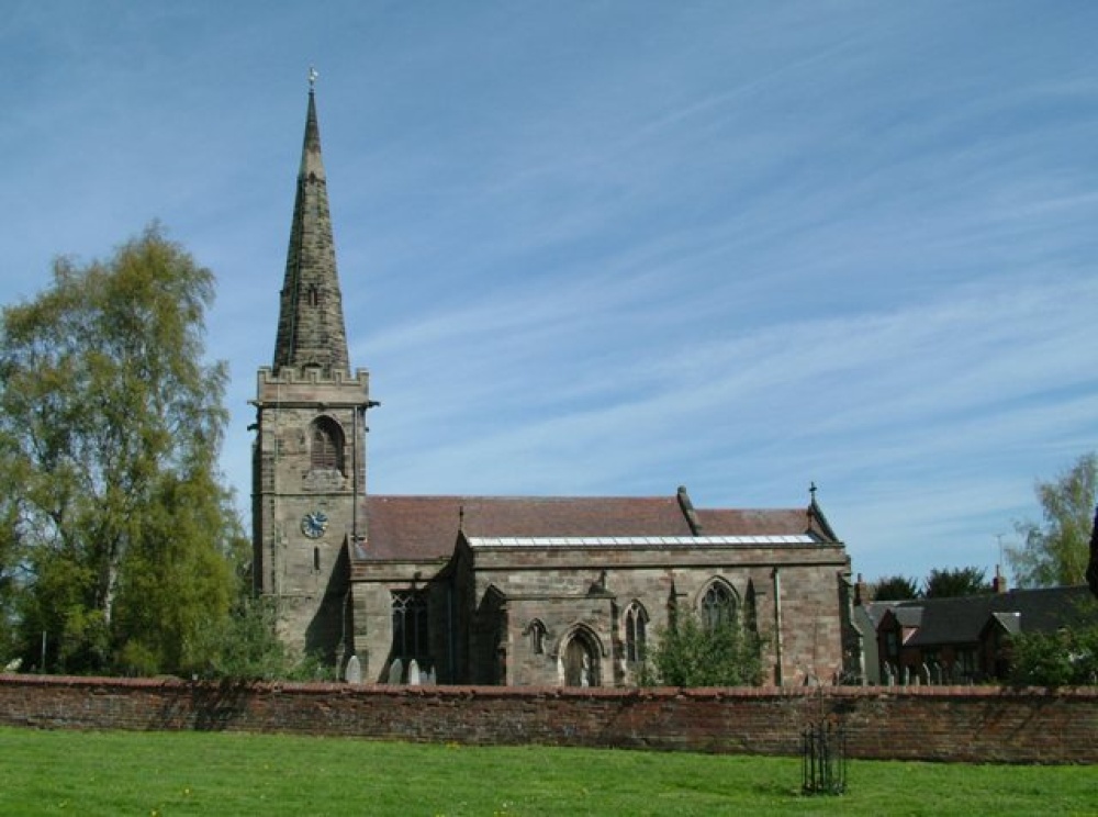 Parish Church, Rolleston on Dove, Staffordshire.
