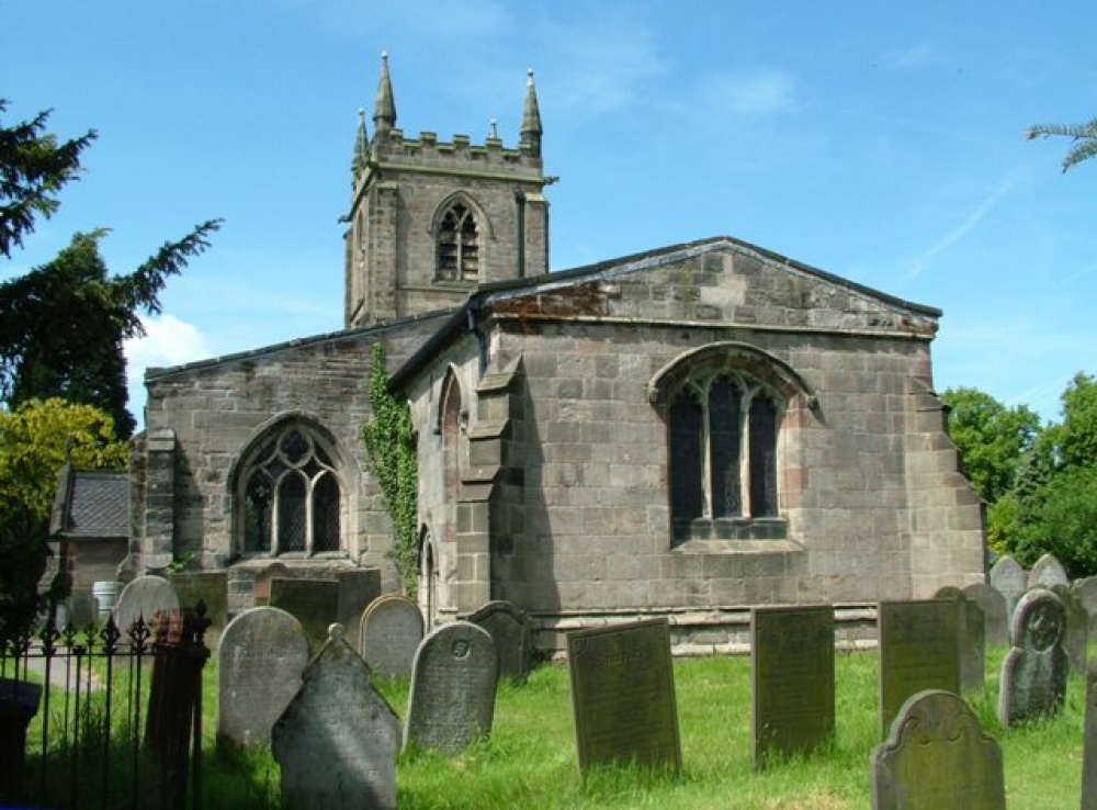 Photograph of Parish Church, Shirley, Derbyshire.