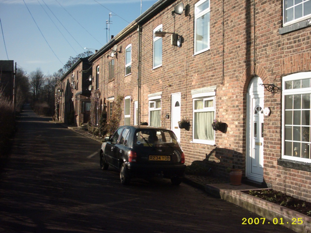 Last remaining cottages, Vale Road, Reddish, Greater Manchester.