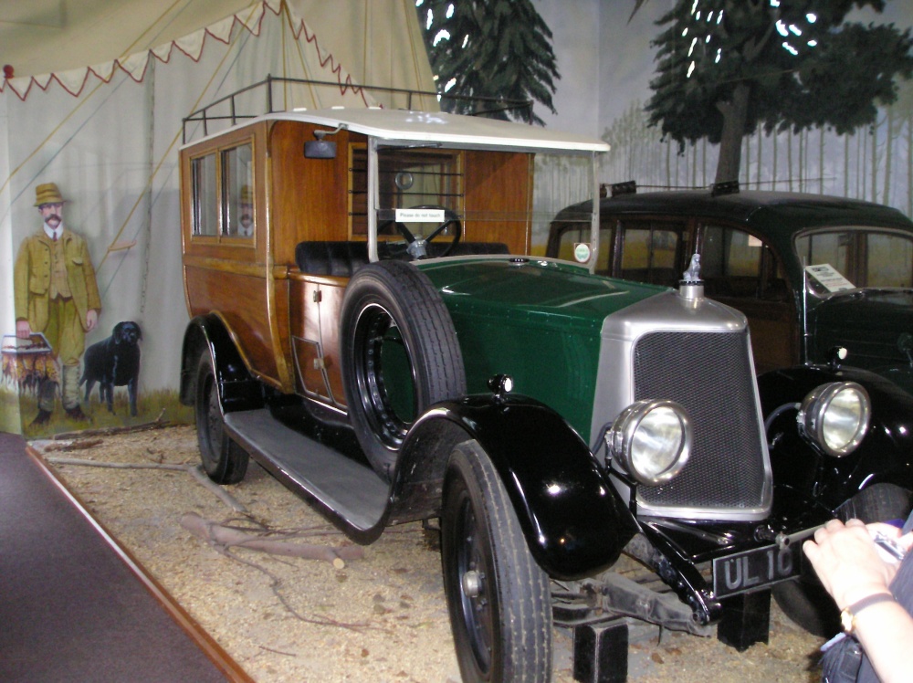 Sandringham - A vintage car in the museum