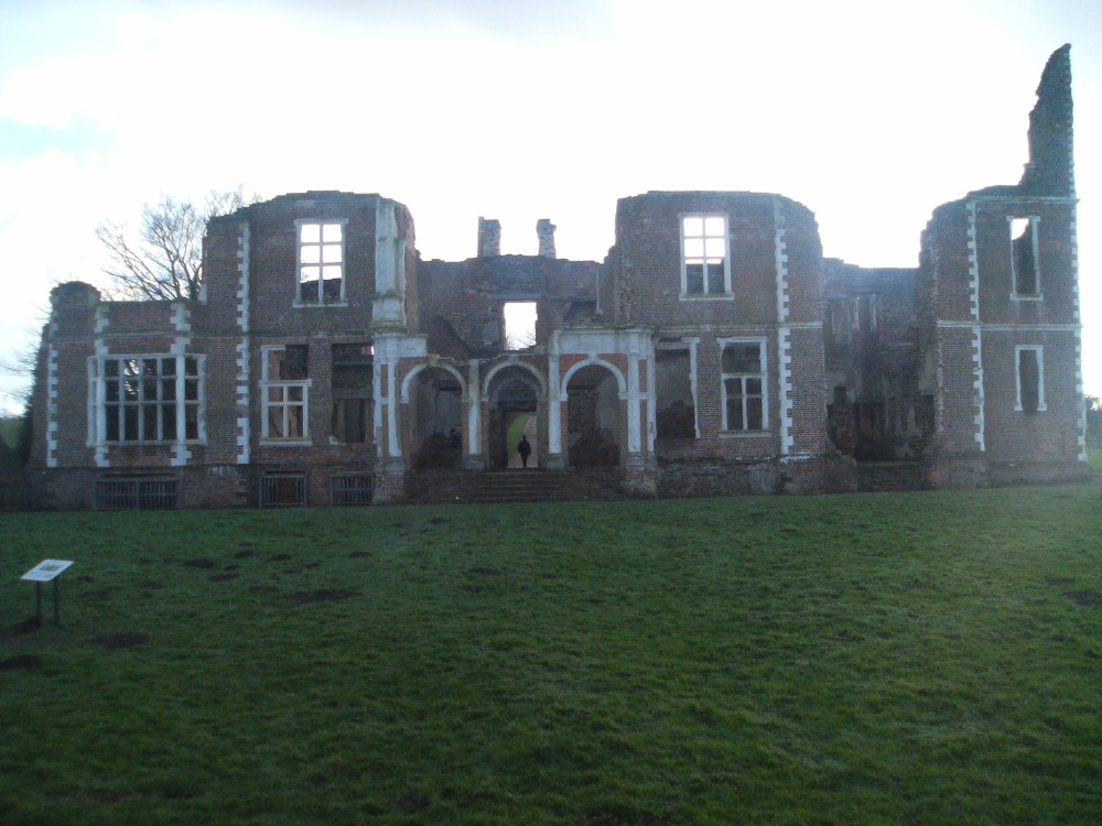 Picture of the rear of Houghton house