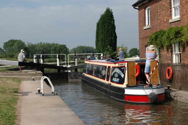 Trent and Mersey Canal. Shardlow, Derbyshire