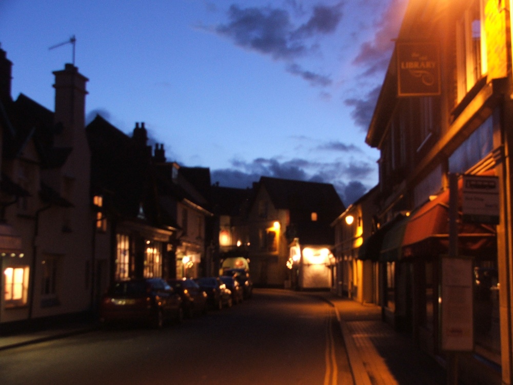Porlock by Night, Somerset.