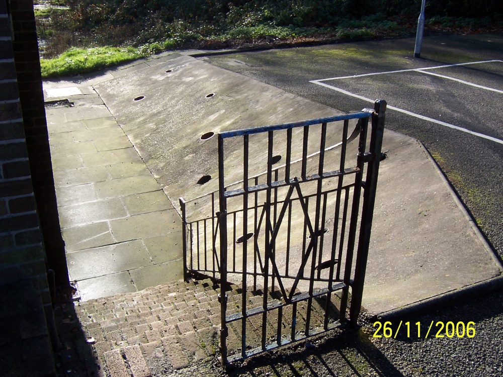 Photograph of Steps at Christ Church Hall, Eccleston, St Helens