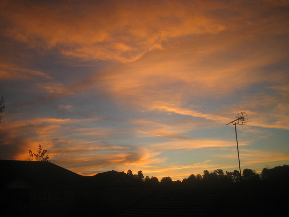 Sunrise in Towcester, Northamptonshire - October 2006