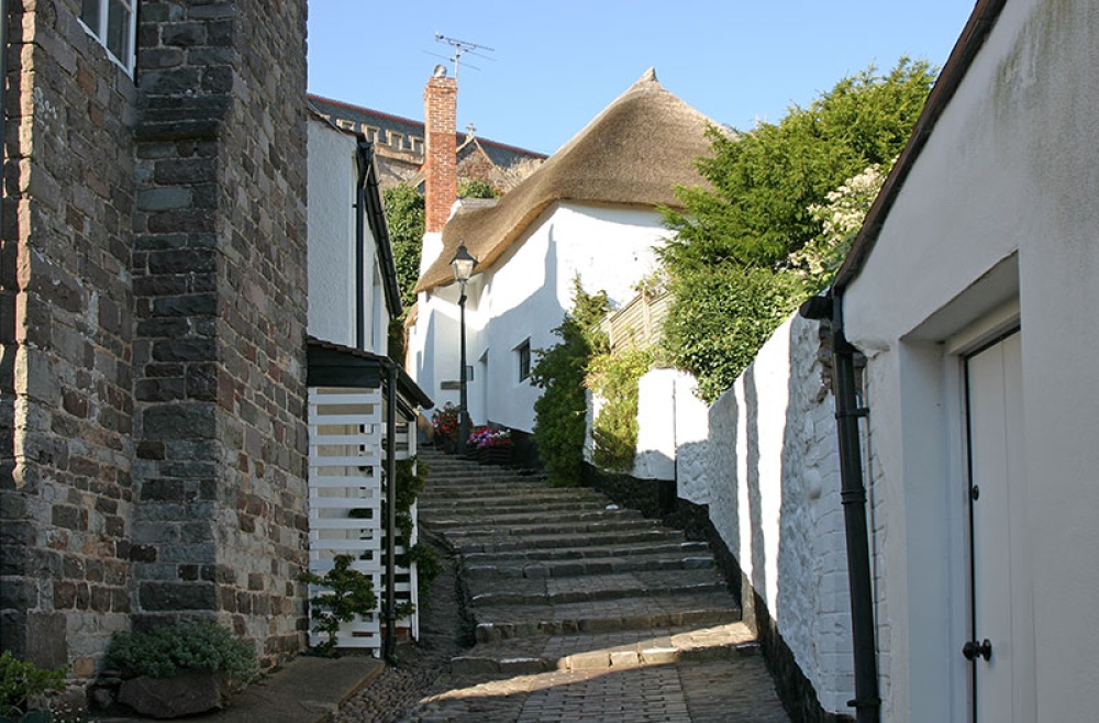 Church steps, Minehead, Somerset