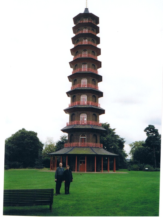 Chinese Pagoda in Kew Gardens, London