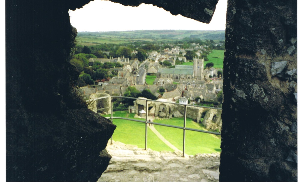 Corfe from Corfe Castle, Somerset