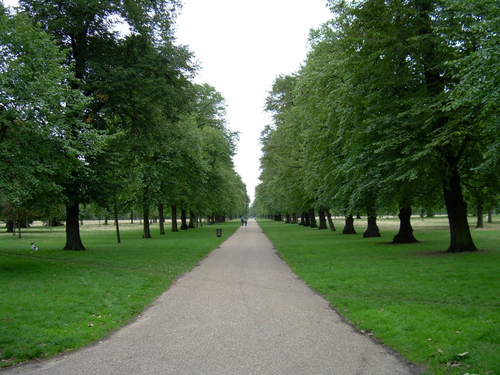 One of the many paths in Kensington Gardens, London, Greater London